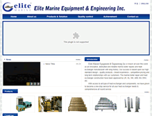 Tablet Screenshot of elitemarine.cn